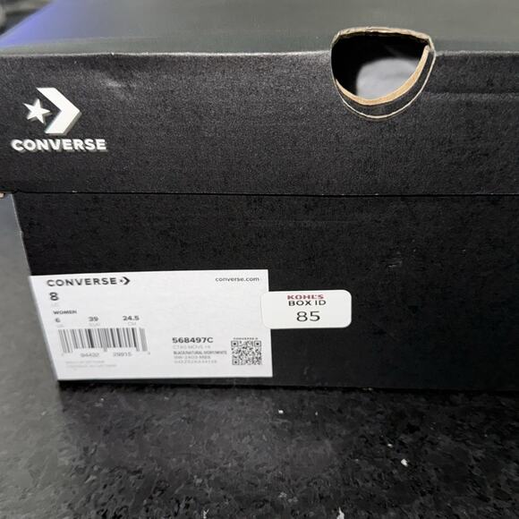 NEW CONVERSE Chuck Taylor All Star HIGH TOP Move Platform BLACK SNEAKERS Sz 8 - Picture 10 of 11